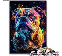 Rompecabezas de 1000 Piezas para Adultos. Rompecabezas Galaxy Bulldog para Adultos. Regalo Ideal para Familiares y Amigos. Un desafío para la Mente (26x38cm).