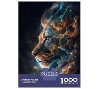 Rompecabezas De 1000 Piezas para Adultos Rompecabezas Galaxy King Cosmic Lion Rompecabezas para Adultos Juego Familiar Arte De Pared Actividades Divertidas En Casa 70x50cm/1000pcs