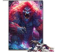 Rompecabezas de 1000 Piezas para Adultos,Rompecabezas Gigantes de cartón con superpoderes de Gorila para Adultos,26x38cm,Juego Familiar Creativo y decoración del hogar