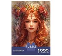 Rompecabezas De 1000 Piezas para Adultos Rompecabezas Golden Crowned Princess Rompecabezas para Adultos Juego De Ingenio Decoración del Hogar Juego Desafiante Regalos 38x26cm/1000pcs