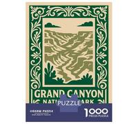 Rompecabezas De 1000 Piezas para Adultos Rompecabezas Grand Canyon National Park Illustration Rompecabezas Juegos Relajantes Alivia El Estrés Actividades Divertidas En Casa 38x26cm/1000pcs