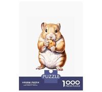Rompecabezas De 1000 Piezas para Adultos Rompecabezas Hamster Acorn Hammy Rompecabezas para Adultos Juego De Ingenio Decoración del Hogar Juego Desafiante Regalos 38x26cm/1000pcs