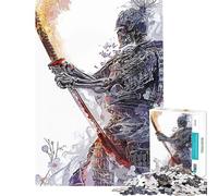 Rompecabezas de 1000 Piezas para Adultos Rompecabezas Legendario de samuráis Juego práctico para Adultos Decoración para el hogar (tamaño 50x75cm)