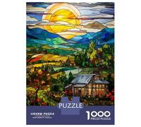 Rompecabezas De 1000 Piezas para Adultos Rompecabezas Little Gardens by The Road Rompecabezas para Adultos Juegos Divertidos Desafío Difícil Cumpleaños 52x38cm/1000pcs
