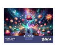 Rompecabezas De 1000 Piezas para Adultos Rompecabezas Magical Book of Spells Rompecabezas Juegos Relajantes Ensamblaje De Patrones Diversión En Casa Actividades, 52x38cm/1000pcs
