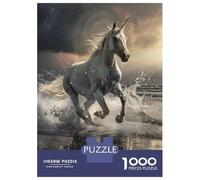 Rompecabezas De 1000 Piezas para Adultos Rompecabezas Majestic Unicorn Gallop Rompecabezas para Adultos Juego De Ingenio Decoración del Hogar Juego Desafiante Regalos 70x50cm/1000pcs