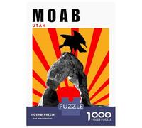 Rompecabezas De 1000 Piezas Para Adultos Rompecabezas Moab Utah Sunset Mid Century Modern Collage Art Rompecabezas Para Adultos Juego Familiar Arte De Pared Actividades Divertidas En Casa 52x38cm/1000