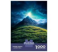 Rompecabezas De 1000 Piezas para Adultos Rompecabezas Mountain Peak at Night Rompecabezas para Adultos Juego De Ingenio Decoración del Hogar Juego Desafiante Regalos 38x26cm/1000pcs