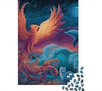 Rompecabezas De 1000 Piezas para Adultos Rompecabezas Mythical Creatures Ocean Scene Rompecabezas para Adultos Juegos Divertidos Arte De Pared Diversión En Casa Actividades, 52x38cm/1000pcs