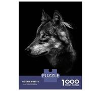 Rompecabezas De 1000 Piezas para Adultos Rompecabezas Native American Wolf Art Rompecabezas Juegos Relajantes Alivia El Estrés Actividades Divertidas En Casa 52x38cm/1000pcs