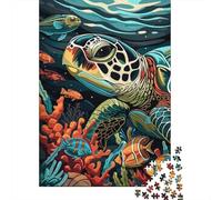 Rompecabezas De 1000 Piezas para Adultos Rompecabezas Ocean Life Art Print-6 Rompecabezas para Adultos Juegos Divertidos Arte De Pared Diversión En Casa Actividades, 70x50cm/1000pcs