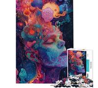 Rompecabezas de 1000 Piezas para Adultos Rompecabezas para Mentes Abiertas Juegos relajantes para Adultos Regalo de cumpleaños Difícil y desafiante (tamaño 38x26cm)