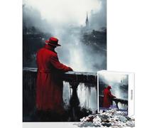 Rompecabezas de 1000 Piezas para Adultos Rompecabezas Perdido en la Distancia Juguetes antiestrés Regalos de Amigo Secreto para Juegos educativos Adecuado para decoración de Escritorio 38x26cm