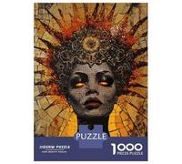 Rompecabezas De 1000 Piezas para Adultos Rompecabezas Queen of Fire Mosaic Rompecabezas Juegos Relajantes Alivia El Estrés Actividades Divertidas En Casa 38x26cm/1000pcs