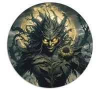 Rompecabezas de 1000 Piezas para Adultos Rompecabezas Redondo de 1000 Piezas de The Monster diversión Familiar, Juegos de Fiesta y Regalos de cumpleaños 1000 Piezas (67,5x67,5cm)