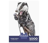 Rompecabezas De 1000 Piezas para Adultos Rompecabezas Rock N Badger Rompecabezas para Adultos Juegos Relajantes Análisis Y Lógica Diversión En Casa Actividades, 38x26cm/1000pcs
