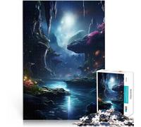 Rompecabezas de 1000 piezas para adultos, rompecabezas Serenity of the Space Lago Familienspaß Die Liebe zwischen Paaren stärken52 x 38 cm