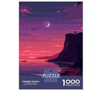 Rompecabezas De 1000 Piezas para Adultos Rompecabezas SoCal LA Sunset Pixel Art Rompecabezas Juegos Relajantes Ensamblaje De Patrones Diversión En Casa Actividades, 52x38cm/1000pcs