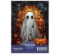 Rompecabezas De 1000 Piezas para Adultos Rompecabezas Stained Glass Ghost Art Rompecabezas para Adultos Juegos Divertidos Desafío Difícil Cumpleaños 52x38cm/1000pcs