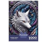 Rompecabezas De 1000 Piezas para Adultos Rompecabezas Steampunk White Fox Rompecabezas para Adultos Juegos Divertidos Desafío Difícil Cumpleaños 70x50cm/1000pcs