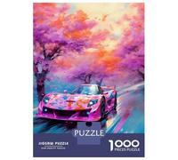 Rompecabezas De 1000 Piezas para Adultos Rompecabezas Street Racing Cars Rompecabezas para Adultos Juego De Ingenio Decoración del Hogar Juego Desafiante Regalos 52x38cm/1000pcs