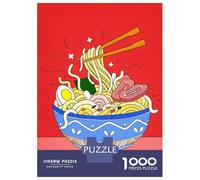 Rompecabezas De 1000 Piezas para Adultos Rompecabezas Stylized Ramen Bowl Rompecabezas para Adultos Juego De Ingenio Decoración del Hogar Juego Desafiante Regalos 70x50cm/1000pcs