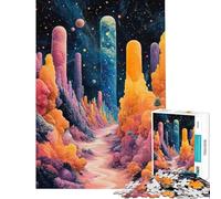 Rompecabezas de 1000 Piezas para Adultos Rompecabezas Surrealista del Cañón Cósmico para Adultos Juegos Divertidos de análisis y lógica Difícil y desafiante (Tamaño 50x75cm)