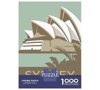 Rompecabezas De 1000 Piezas para Adultos Rompecabezas Sydney Opera House Travel Rompecabezas para Adultos Juego Familiar Arte De Pared Actividades Divertidas En Casa 70x50cm/1000pcs