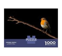 Rompecabezas De 1000 Piezas para Adultos Rompecabezas The European Robin Rompecabezas para Adultos Juguetes Antiestrés Mejora La Memoria Diversión En Casa Actividades, 52x38cm/1000pcs