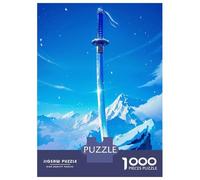 Rompecabezas De 1000 Piezas para Adultos Rompecabezas The Iceberg Sword Rompecabezas para Adultos Juegos Divertidos Desafío Difícil Cumpleaños 52x38cm/1000pcs