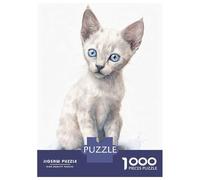 Rompecabezas De 1000 Piezas para Adultos Rompecabezas Watercolor Burmilla Cat Rompecabezas para Adultos Juego De Ingenio Decoración del Hogar Juego Desafiante Regalos 70x50cm/1000pcs
