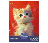 Rompecabezas De 1000 Piezas para Adultos Rompecabezas Whiskered Wonder -1 Rompecabezas Juegos Relajantes Alivia El Estrés Actividades Divertidas En Casa 38x26cm/1000pcs