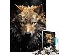 Rompecabezas de 1000 Piezas para Adultos Rompecabezas White Wolf Luxury Juguete de 1000 Piezas decoración de Pared Regalo de cumpleaños Juego desafiante (38x52cm)