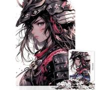 Rompecabezas de 1000 Piezas para Adultos Ronin Samurai Girl Juguetes de decoración del hogar Regalos de cumpleaños Juego práctico Adecuado para decoración de Escritorio tamaño 50x75cm