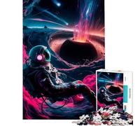 Rompecabezas de 1000 Piezas para Adultos Rosa desafío Educativo de destrucción Arte Mural Juegos Familiares para Mayores de 14 años (38x26cm)