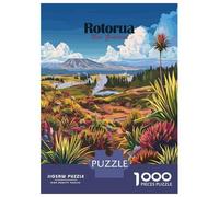 Rompecabezas De 1000 Piezas para Adultos Rotorua, New Zealand Landscape Rompecabezas para Adultos Juguetes DIY Regalos para Mujeres Cumpleaños Y Navidad 70x50cm/1000pcs