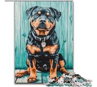 Rompecabezas de 1000 Piezas para Adultos, Rottweiler, Juego Interactivo Familiar, Ideal para Adolescentes, Regalo de ingenio, 50x75cm