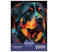 Rompecabezas De 1000 Piezas para Adultos Rottweiler Style 1 Rompecabezas para Adultos Juego De Ingenio Decoración Difícil Y Desafiante 70x50cm/1000pcs