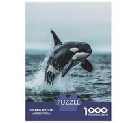 Rompecabezas De 1000 Piezas para Adultos Royal Orca Whale Killer Rompecabezas para Adultos Juego Práctico Decoración del Hogar Difícil Y Desafiante 70x50cm/1000pcs