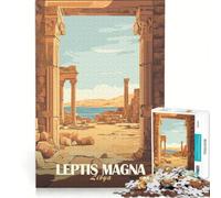 Rompecabezas de 1000 Piezas para Adultos Ruinas de Leptis Magna Juegos Familiares diversión para Toda la Familia Regalos para Amigos y Familiares 38x26cm