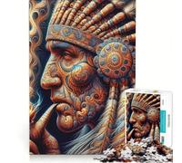 Rompecabezas de 1000 Piezas para Adultos: Sabiduría ancestral revelada, decoración de Pared, decoración Perfecta, cumpleaños y Navidad 38x52cm