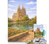Rompecabezas de 1000 Piezas para Adultos, Sagrada Familia, español, Juguete Educativo, interacción Entre Padres e Hijos, cumpleaños y Navidad 38x52cm