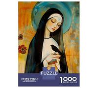 Rompecabezas De 1000 Piezas para Adultos Saint Clare of Assisi Rompecabezas para Adultos Juego Práctico Decoración del Hogar Difícil Y Desafiante 70x50cm/1000pcs