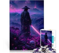 Rompecabezas de 1000 Piezas para Adultos Samurai Alivia el estrés Vacaciones en casa Matar el Tiempo Mejorar el Amor Entre Parejas 38x26cm