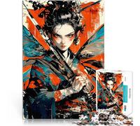 Rompecabezas de 1000 Piezas para Adultos Samurai Fly Juguetes adictivos Que desafían la Inteligencia Cerebral Apto para Parejas 52x38cm