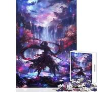Rompecabezas de 1000 Piezas para Adultos Samurai of The World Juguete Decorativo de Pared Gran Regalo para Juegos Juego práctico Lista de Deseos con Papá Noel tamaño 38x26cm