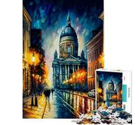 Rompecabezas de 1000 Piezas para Adultos San Petersburgo a Color Ayuda a ejercitar el Cerebro Juego de precisión Imposible Apto para Mayores de 14 años (38x26cm)