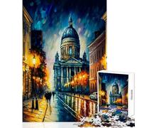 Rompecabezas de 1000 Piezas para Adultos San Petersburgo en Color Juguete Educativo Gran Regalo y Juego práctico con póster a Juego y Hoja de Trivia Tamaño 38x52cm