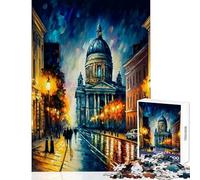 Rompecabezas de 1000 Piezas para Adultos San Petersburgo en Color para decoración del hogar Juguetes Regalos de cumpleaños Juego Educativo Interesante reducción del estrés tamaño 50x75cm
