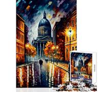 Rompecabezas de 1000 Piezas para Adultos San Petersburgo Juguete a Color decoración de Pared Regalo de cumpleaños Juegos relajantes Interesante reducción del estrés tamaño 50x75cm